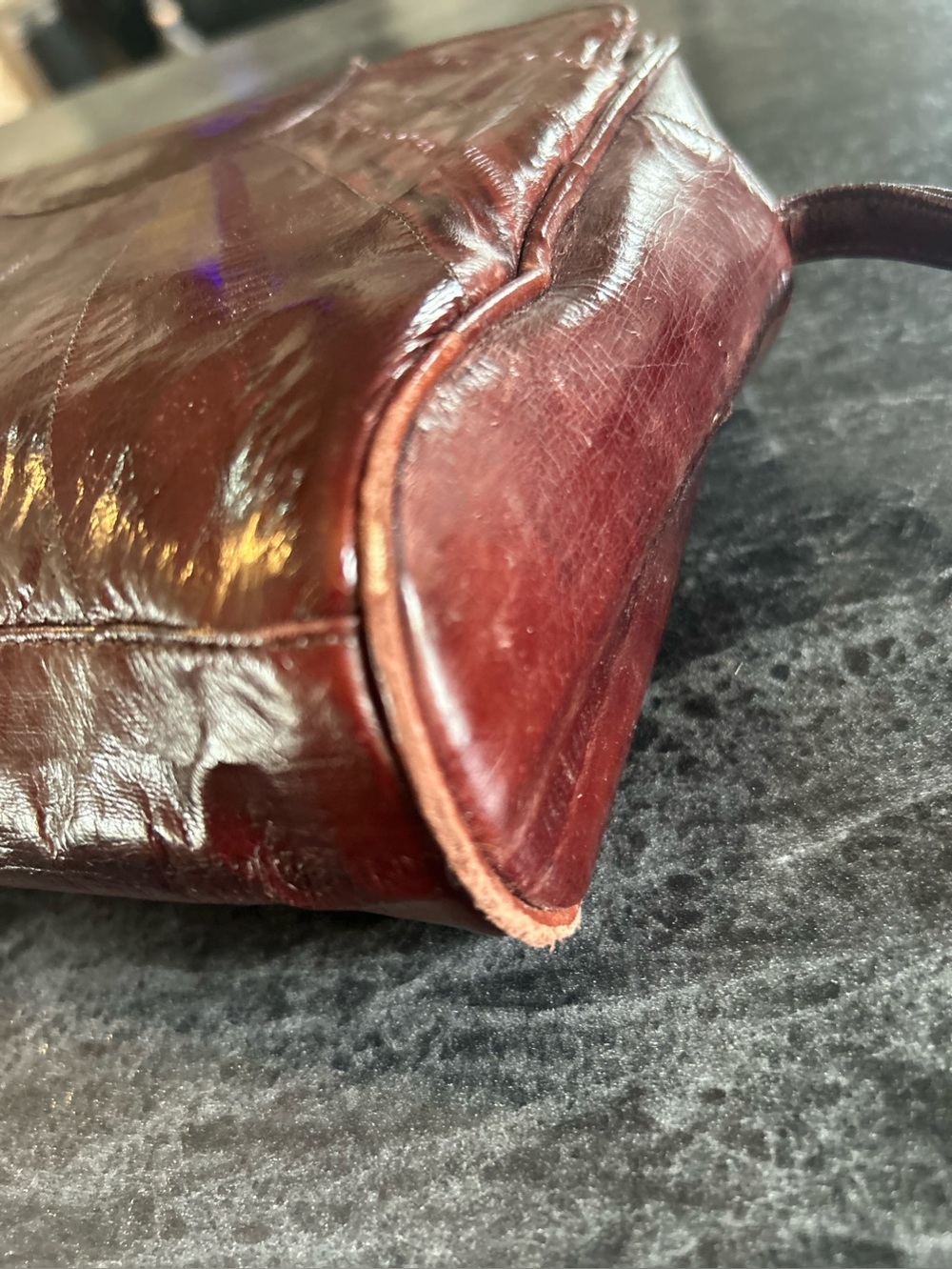 Vintage eel skin purse - Picture 7 of 14